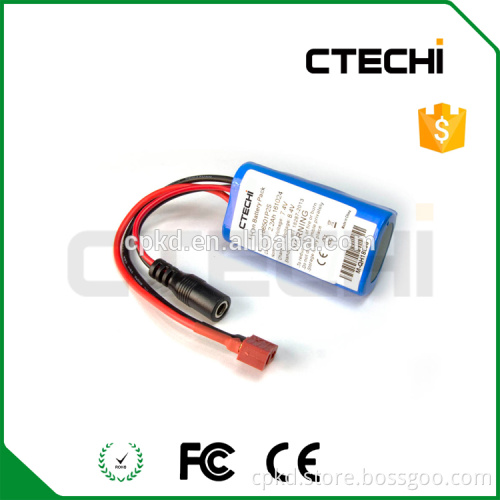 lithium rechargeable battery pack 18650 li ion battery 7.4v 2200mah with factory price